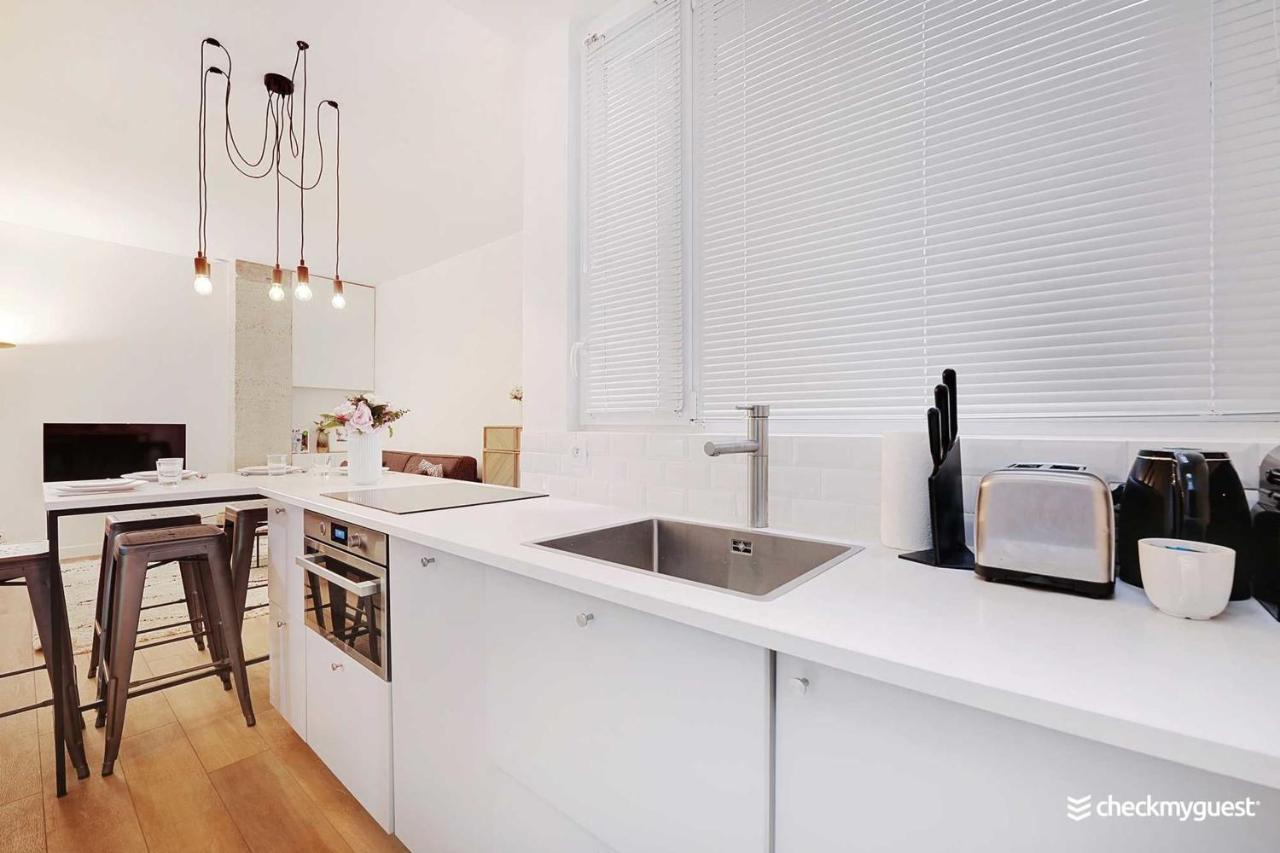 Modern Apartment - 2Br-6P- Oberkampf-Republique Paris Exterior photo